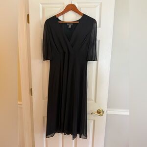 Vintage Banana Republic 100% Silk Midi Dress – Size 8